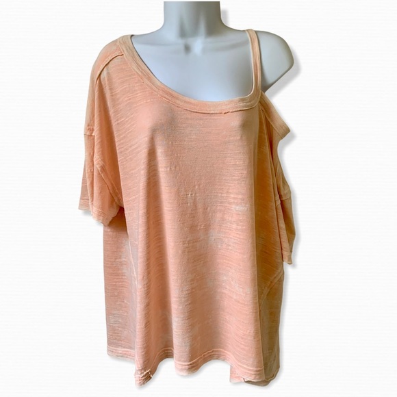 Free People Rosemoon Cold-Shoulder Tee NWT - Picture 2 of 6